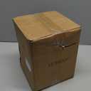 LE TAUCI Utensil Holder, 7.3"+5.4" Ceramic Kitchen Utensil Holder for Countertop, Black Cooking Utensil Crocks for Kitchen Counter, Morden Utensil Organizer for Spatula, Set of 2, Marble Dark Olive