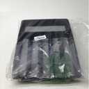 Rubbermaid No-Slip Silverware Tray Organizer, Large, Black with Grey, 7 Compartments, Durable Plastic