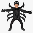 Morph Black Spider Costume for Kids Legs Spider Halloween Costume For Kids Tarantula Costumes for Boys Girls, L