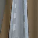 36 in. W x 4 in. H Engineered Stone Backsplash for Bathroom Vanity Sink Top in Ariston White