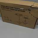 Projector Stand, 33LB Load Bearing & 22-55" Height Adjustable, for Projector/Laptop/DJ Gear, Outdoor/Office/Studio - Stable Base (Black)