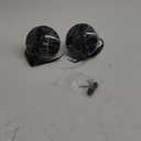 FIERYRED LED Fog Light Compatible with Tacoma 2005-2011/Solara 2004-2006/Sequoia 2008-2015/Tundra 2007-2013 Driving Fog Lamp, Offroad Front Bumper Replacement - Black, 1 Pair