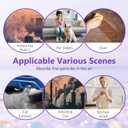 411i 411a Max Replacement Filter Compatible with Blue Pure 411i 411a Max Air Cleaner Purifier, 4 Premium Filters +4 Cloth Cover Pre-filter