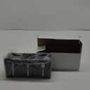 Acrylic Cutlery Storage Organizer Bin Silverware Caddy Countertop Knife Spoon and Fork Holder Kitchen 3 Section Tableware Storage Box for Cabinet Indoor Home Flatware Dining Room (Black, M)