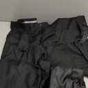 Cooper & Nelson Men's Suit Slim Fit, 3 Piece Suits for Men, One Button Solid Jacket Vest Pants with Tie, Tuxedo Set (Medium, Black)