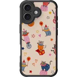 DEENAKIN for iPhone 17 Case Cute, Translucent Matte Floral Cover | Compatible with Magsafe,Trendy Aesthetic Cool Retro Western Coquette Protective Slim Phone Cover for Women Girls
