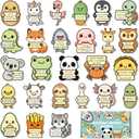 26PCS Emotional Support Animal Magnets for Fridge, Funny Magnetic Animals for Kids & Adults, Cute Locker Decorations for Girls Boys, Teacher Stickers for Classroom Rewards, Inspirational Gifts