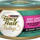 Fancy Feast Purina Medleys Wet Food for Cats Beef Carne Asada Recipe with Potatoes and Carrots in Savory Juices - (Pack of 24) 3 oz. Cans, Best Before: Oct 2026