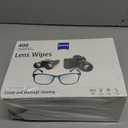 ZEISS Pre-Moistened Alcohol Wipes, Glasses Cleaner, 400 Count