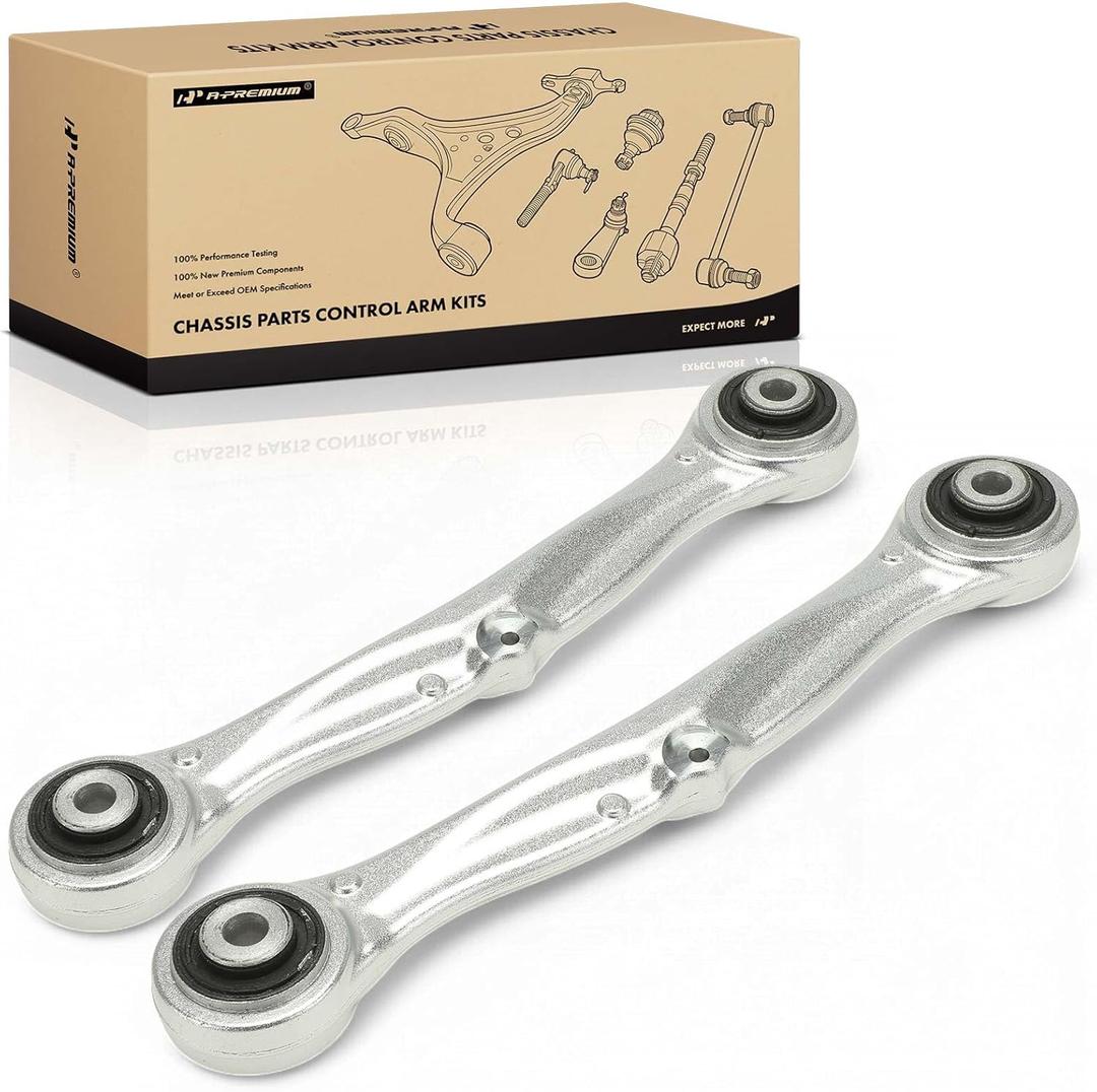 A-Premium 2 x Rear Rearward Upper Lateral Arms, with Bushing, Compatible with Tesla Model S 2012-2017, Model X 2016-2024