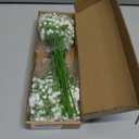 24Pcs Babys Breath Artificial Flowers Bulk, 11inch Fake Baby Breath Flowers White Faux Gypsophila Real Touch Flowers for Outdoors Wedding DIY Bouquet Arrangement Party Home Table Decor