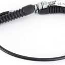 Tbest Gear Shift Cable, 109cm/42.9in, Alloy Steel, Black, Fits Polaris RZR 800 2008-2013