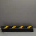 12 Pack Garage Wall Corner Guards, 31" Rubber Edge Protectors with Reflective Stripe for Parking Safety, Car Bumper and Wall Corner Protection