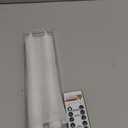 Homemory 2 Pcs White Flameless Taper Candles with Remote and Timer, Real Wax Made 9.6" Battery Operated Candle Stick Flickering, Led Taper Candles with Lifelike Flame for Indoor Home Decor