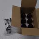 6 Pack 4oz Amber Glass Bottles with Glass Eye Droppers for Essential Oils, Perfumes & Lab Chemicals (Brush, Funnels, 2 Extra Droppers, 12 Pcs Labels & Measuring Cup Included)