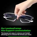 Tallew Lensless Protective Glasses with Travel Case Sport Goggles with dinkball Player Sports Glasses