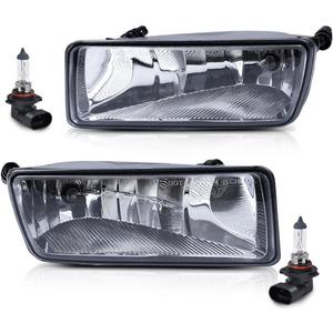ALLGOOD Fog Lights w/Bulbs, Compatible with Ford Explorer 2006-2010/Fit Sport Trac 2008-2010, Front Bumper Fog Light Lamps Clear Lens 1Pair