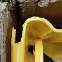 Amazon Basics Floor Cleaning Rectangular Mop Bucket with Sturdy Down Press Wringer Combo, 35-Quart, Yellow