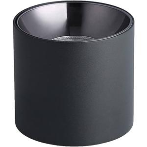 Recessed LED Wall Hanging Downlight Nordic Home Living Room Ceiling Ceiling Shooting 7W12W15W / 20W / 30W Hole Lamp Ceiling Downlight Ceiling Wall Spotlight White Light ted (Black 7w)