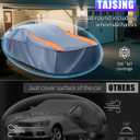 Full Enclosed Waterproof Car Covers Universal Fit VW Beetle/Golf,BMW Z4,350z/370z,Porsche Boxster, Audi TT/A3,Toyota Supra A90,Integra,BRZ for Sedan/Coupe/Cabrio Length of 165-177 inches