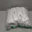 White Rectangle Table Cloth - 6 Pack, 60" x 84" Washable Polyester Tablecloth for 5FT Tables, Wrinkle-Resistant Table Cover for Weddings & Parties