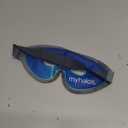 Cooling Eye Mask - Reusable Gel Eye Mask Cold Pack - Our Ice Eye Mask Soothes Puffy Eyes & Dark Circles - Relieve Your Headaches & Sinus Pain with Cold Eye Mask & Eye Gel Mask Therapy - Halos (Blue)