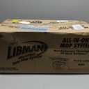 Libman Lightning Spin Mop System Plus 1 Refill Head | Mop and Bucket with Wringer Set | Floor Mop | Spin Mop | Libman Mop | Mops for Floor Cleaning | Hardwood Floor Mop | 2 Total Mop Heads Included