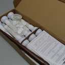 Homemory 12 Pcs Hanging Floating Candles with Wand Remote (Battery Include), Magic Deco Candles, Flameless Taper Candles Can be Used as Window Candles for Halloween Party Decor, Warm White