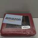 Elaine Karen Queen Sheet Set - 4-Piece Striped Queen Size Bed Sheets - Soft & Cooling Deep Pocket Queen Bed Sheet Set - Wrinkle-Free Microfiber Bedding with 1 Fitted Sheet, 1 Flat Sheet, 2 Pillowcases (Burgundy)