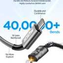 Aioneus USB C to USB C Cable 6FT 2Pack, 100W Fast Charging Cord Type C, Braided USBC Charger Cable, 6 FT USB C Charging Cable for iPhone 17 16 15 Pro/Max, Samsung S25 S24 S23 MacBook Pro/Air iPad (Grey)