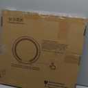 ROLOVE Aesthetic Gold Vanity Mirror with Soft Lights, 12 Inch Standard 1X View, 3-Color Dimmable Tabletop Mirror for Bedroom Decor, 360 Rotation Ambient Light up Mirror