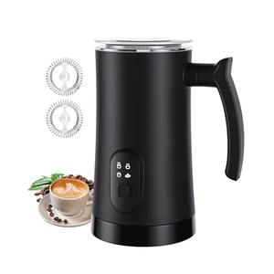 MUMAO Milk Frother, 4-in-1 Electric Milk Steamer, 350ml/11.8oz Automatic Frother Machine for Coffee, Warm and Cold Foam, Temperature Control for Latte, Cappuccino, Hot Chocolate