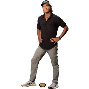 Survivor Jeff Probst Cardboard Cutout Standee | Officially Licensed 70 x 37 Inch Life-Size Standup | TV Host Photo Prop for Parties, Fan Events, Survivor Themed Decorations & Gifts