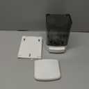 Evhome Manual Soap Dispenser Kitchen Bathroom Wall Mounted Commercial Soap Dispenser for Liquid Containers Shampoo Gel Chamber Plastic - (33.8 oz) 1000ml (Transparent)