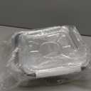 GUSTO [25 Sets 8-Inch Square Foil Pans with Lids - Disposable Food Containers, Aluminum Foil Pans For Baking, Cooking, Storing and Preparing Food (Formerly Comfy Package)