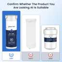 4 x GLACIER FRESH XWF Replacement for GE XWF Refrigerator Water Filter Pack of 4 (Not XWFE)
