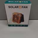 Camping Fan Battery Powered & Solar Powered, Portable Solar Fan 10000mAh Rechargeable Outdoor Fans with Light, Quiet Cordless Fans for Tent, RV, Emergency, Hiking, Power Outage, Desk, Survival Kit