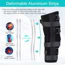 Unisex Knee and leg immobilization Stabilizer for Post Surgery Recovery,Knee Fractures,Instability, ACL,MCL,Meniscus Tear,Arthritis,Displacement Recovery,18.1" Length Universal