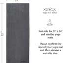 Yoga Towel, Non Slip Hot Yoga Mat Towel with Corner Pockets, 100% Microfiber, Mat-Sized 24" x 72", Sweat Absorbent, Perfect for Hot Yoga, Bikram, Pilates and Yoga Mats (Light Pink)