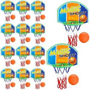 Gosodeny 12 Set Basketball party favors Mini Basketball Game Set Basketball's Present from Teacher Classroom Rewards Prizes Exchanges Basketball Party Favors