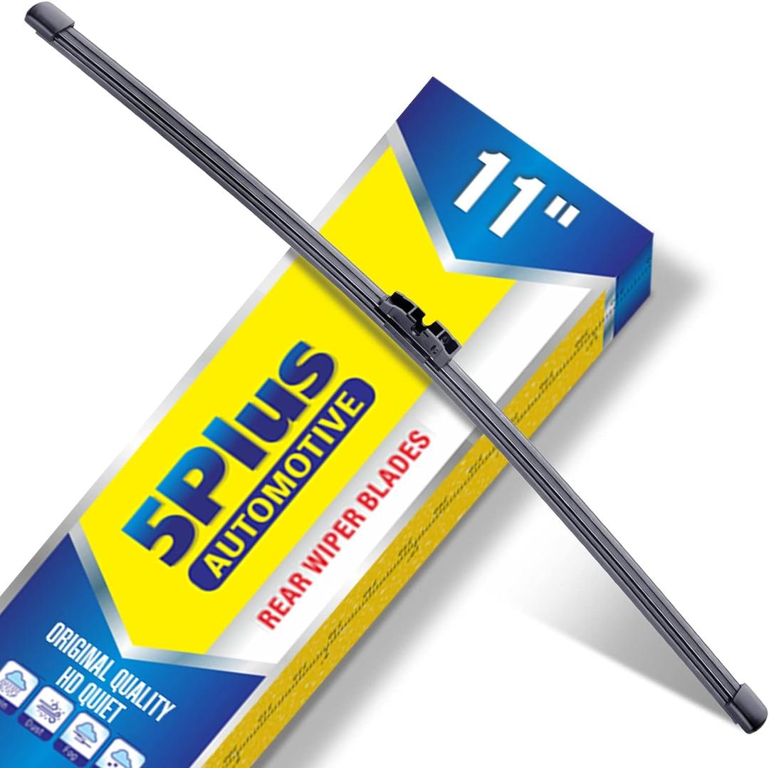 5 PLUS 11 Inch Rear Wiper Blade Replacement for Ford Explorer 2023-2010 Escape 2023-2013 EcoSport 2022-2018 Expedition 2023-2018/BMW X3 2023-2018/Volvo V40 19-14 BACK Windshield Wiper Blade(A283H)