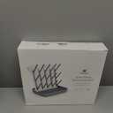 Termichy Baby Bottle Drying Rack: Large Vertical Bottle Dryer Rack Holder - Space Saving Standing Drying Rack for Baby Bottles and Pump Part Cleaning (Gray)