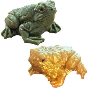 Taba Squishy Frog Toy, Realistic Frog Figurines Simulation Animal Model Soft Stretchy Spoof Vent Stress Toy Frog Party Decor for Relief, Elastic Spoof to Vent Stress Party Toy