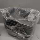 WYT Weave Storage Organizer Baskets, Grey 6-Pack Plastic Woven Baskets, 10.1" x 7.55" x 4.1"