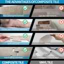 Art3d 10-Pack Peel and Stick Wall Tile for Backsplash, Stick on Stone Tile for Kitchen Bathroom Fireplace Vanitity in Stone Beige