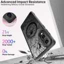 SEXYMOM Magnetic for Samsung Galaxy S25 Edge Case - Wireless Charging Compatible,Cute Floral Design for Women and Girls,Slim Fit Translucent Matte Phone Case - Blooming Flower