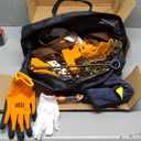 Snow Tire Chains, Universal Car Emergency Anti Slip Snow tire Chains, 6 Pack Winter Security Portable Adjustable Car Tire Snow Chains Width 195-225mm(7.6-8.9 inch) for Most Cars/SUV/Trucks (Medium)