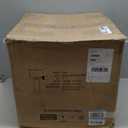 Henn&Hart 29.5" Mid-Century Modern 1-Light Table Lamp with White Fabric Drum Shade for Living Room, Bedroom, or Office, Black (30")