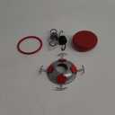Hummingbird Feeder Base Replacement Parts Set Includes Hummingbird Feeder Bottom, 2 PCS Moat Hook 2 Pcs Brushes and 1 Pcs Replacement Seal Rings