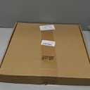 11.8x11.8 Inch Tic Tac Toe Wood Game Board Coffee Table Decor Modern Wooden for Board Table Top Living Room Decor Fun Family Party Adults Travel, Ages15+(White Gold)